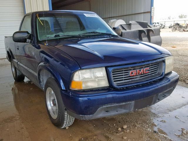 1GTCS1442Y8158797 - 2000 GMC SONOMA BLUE photo 1