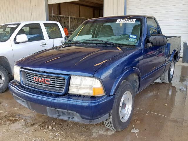 1GTCS1442Y8158797 - 2000 GMC SONOMA BLUE photo 2