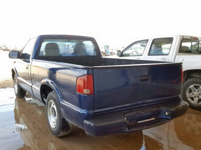 1GTCS1442Y8158797 - 2000 GMC SONOMA BLUE photo 3