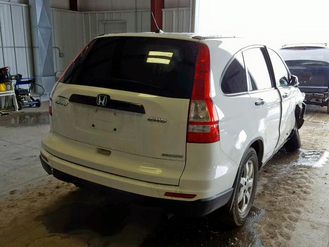 JHLRE4H4XBC031445 - 2011 HONDA CR-V SE WHITE photo 4