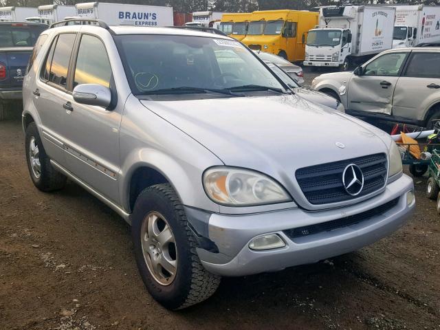 4JGAB57E84A466218 - 2004 MERCEDES-BENZ ML 350 SILVER photo 1