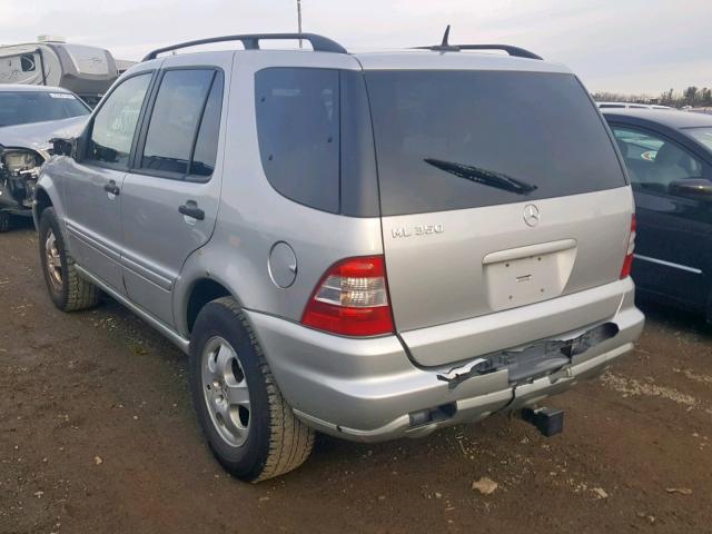 4JGAB57E84A466218 - 2004 MERCEDES-BENZ ML 350 SILVER photo 3