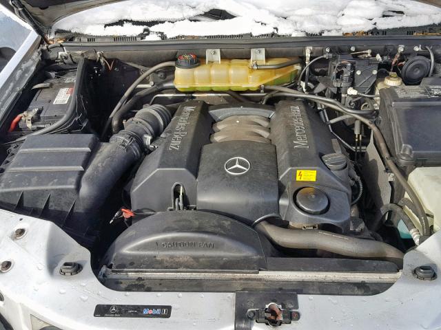 4JGAB57E84A466218 - 2004 MERCEDES-BENZ ML 350 SILVER photo 7