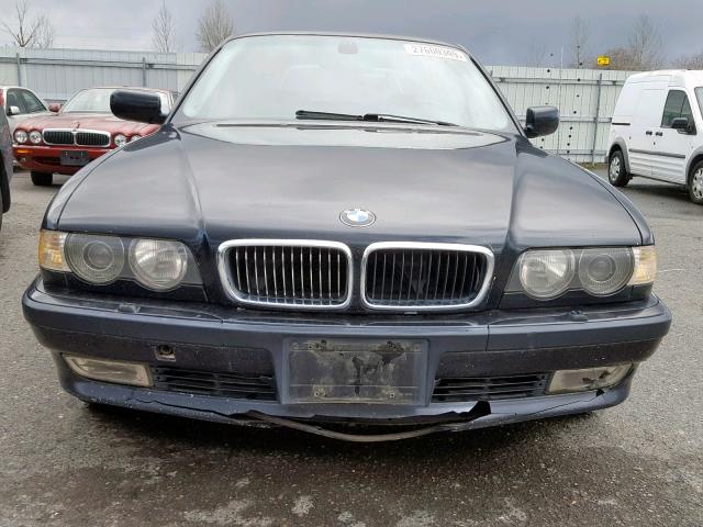 WBAGG834X1DN85815 - 2001 BMW 740 I AUTO BLUE photo 9