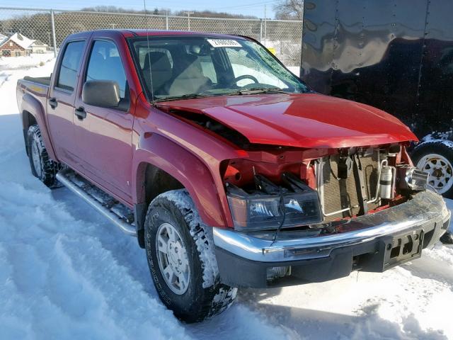 1GCDT136768123755 - 2006 CHEVROLET COLORADO RED photo 1