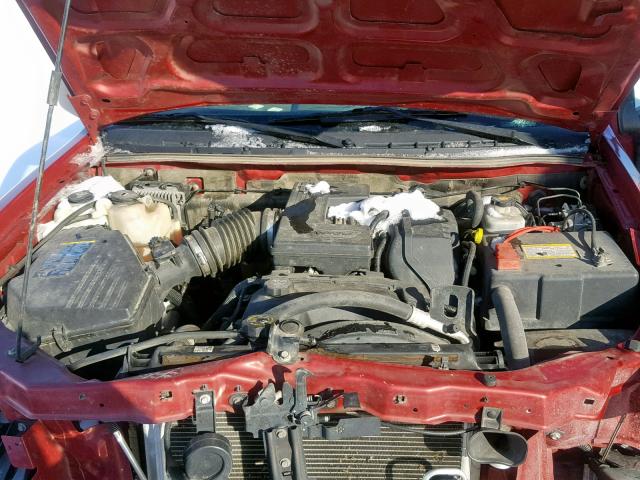 1GCDT136768123755 - 2006 CHEVROLET COLORADO RED photo 7