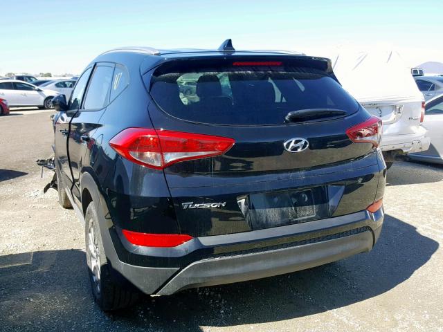 KM8J33A46JU743864 - 2018 HYUNDAI TUCSON SEL BLACK photo 3