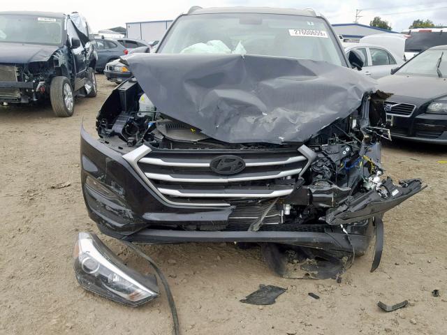 KM8J33A46JU743864 - 2018 HYUNDAI TUCSON SEL BLACK photo 7