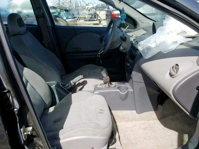1G8AZ52F63Z147281 - 2003 SATURN ION LEVEL BLACK photo 5
