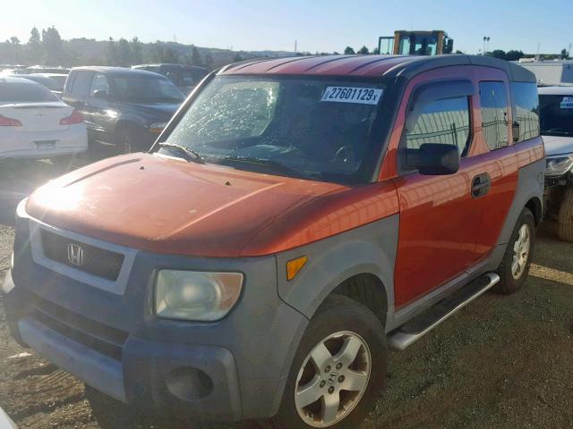 5J6YH286X3L047341 - 2003 HONDA ELEMENT EX BURGUNDY photo 2