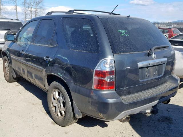 2HNYD18974H500734 - 2004 ACURA MDX TOURIN GRAY photo 3