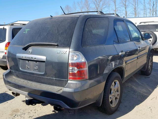 2HNYD18974H500734 - 2004 ACURA MDX TOURIN GRAY photo 4