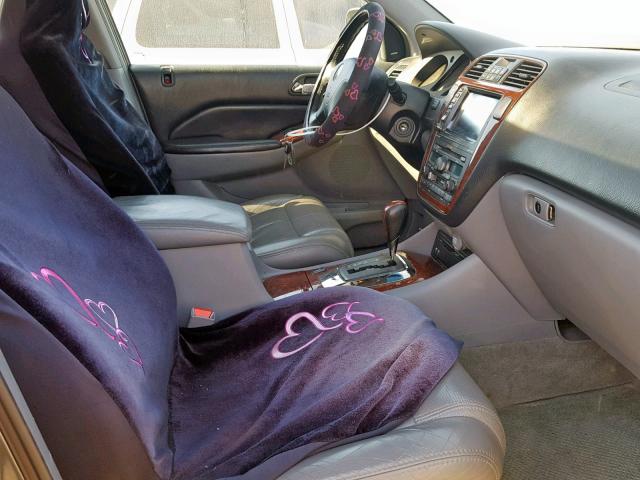 2HNYD18974H500734 - 2004 ACURA MDX TOURIN GRAY photo 5