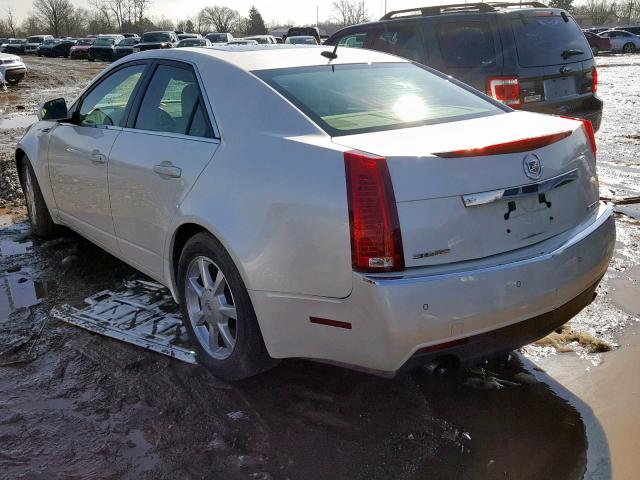 1G6DT57V280147006 - 2008 CADILLAC CTS HI FEA WHITE photo 3