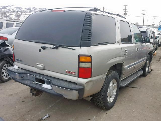 1GKEC13TX4R186726 - 2004 GMC YUKON SILVER photo 4