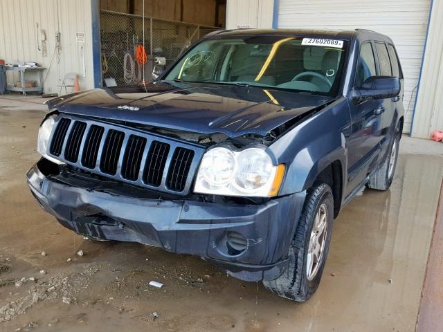 1J8GS48K57C661272 - 2007 JEEP GRAND CHER GRAY photo 2