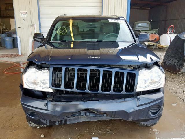 1J8GS48K57C661272 - 2007 JEEP GRAND CHER GRAY photo 9