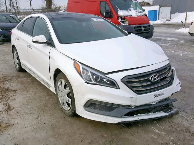 5NPE34AF6GH383849 - 2016 HYUNDAI SONATA SPO WHITE photo 1