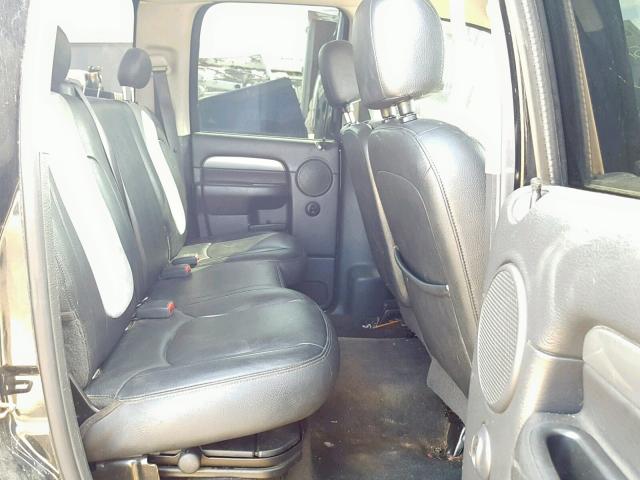 3D7KS28C35G745170 - 2005 DODGE RAM 2500 S BLACK photo 6