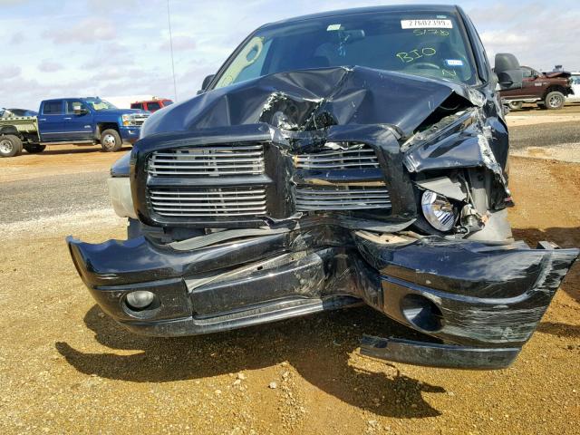 3D7KS28C35G745170 - 2005 DODGE RAM 2500 S BLACK photo 7