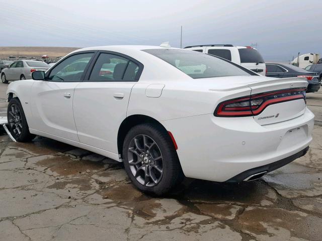 2C3CDXJG4JH126644 - 2018 DODGE CHARGER GT WHITE photo 3