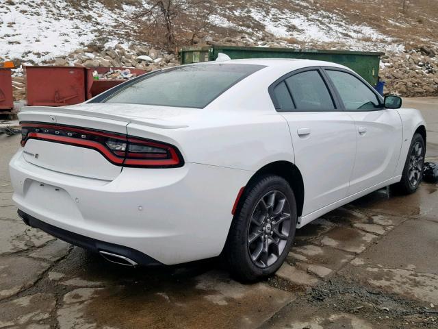 2C3CDXJG4JH126644 - 2018 DODGE CHARGER GT WHITE photo 4