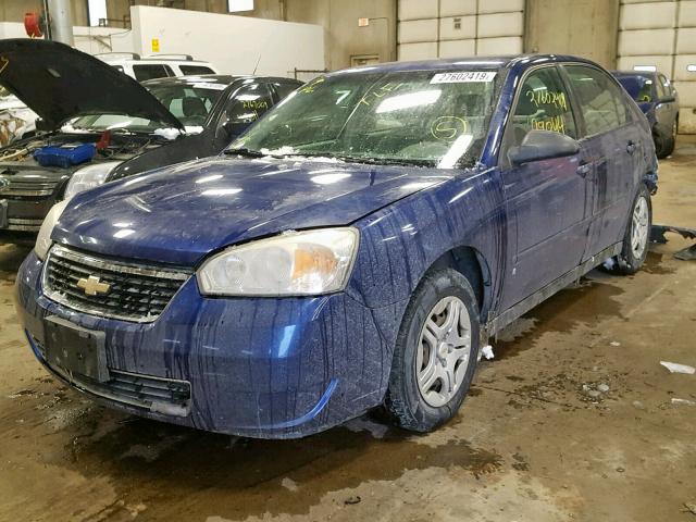 1G1ZS58F37F197169 - 2007 CHEVROLET MALIBU LS BLUE photo 2