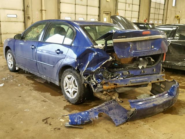 1G1ZS58F37F197169 - 2007 CHEVROLET MALIBU LS BLUE photo 3