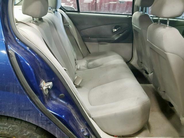 1G1ZS58F37F197169 - 2007 CHEVROLET MALIBU LS BLUE photo 6