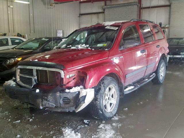 1D4HB38N36F171784 - 2006 DODGE DURANGO SX RED photo 2