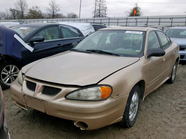 1G2NF52E53M513563 - 2003 PONTIAC GRAND AM S TAN photo 2
