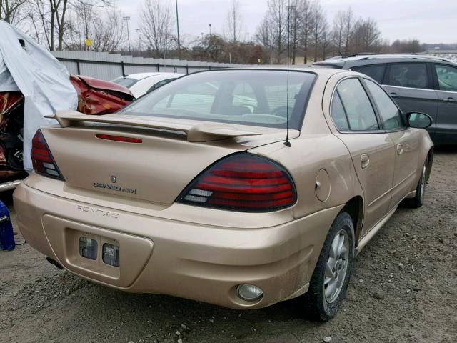 1G2NF52E53M513563 - 2003 PONTIAC GRAND AM S TAN photo 4