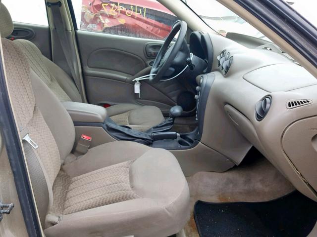 1G2NF52E53M513563 - 2003 PONTIAC GRAND AM S TAN photo 5