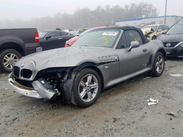 WBACN33461LM03217 - 2001 BMW Z3 2.5 GRAY photo 2