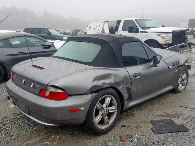 WBACN33461LM03217 - 2001 BMW Z3 2.5 GRAY photo 4