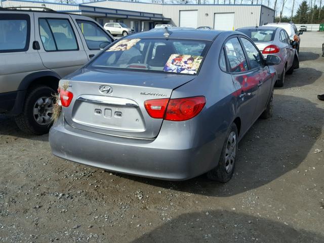 KMHDU4AD3AU182765 - 2010 HYUNDAI ELANTRA BL GRAY photo 4