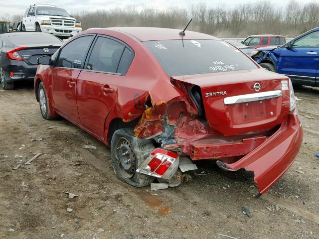 3N1AB6AP6CL696175 - 2012 NISSAN SENTRA 2.0 RED photo 3