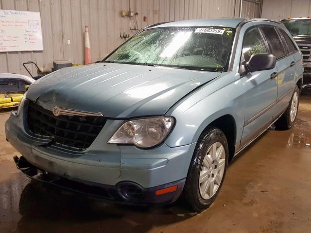 2A8GM48L88R144558 - 2008 CHRYSLER PACIFICA L BLUE photo 2