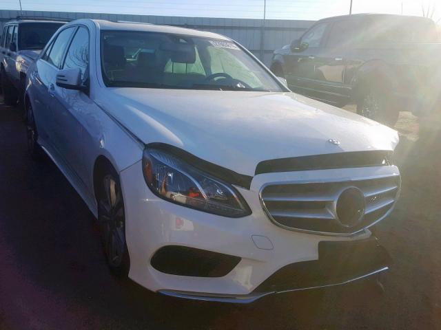 WDDHF5KB0EA986862 - 2014 MERCEDES-BENZ E 350 WHITE photo 1