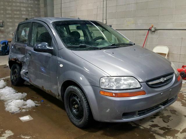 KL1TD66678B115833 - 2008 CHEVROLET AVEO BASE ვერცხლისფერი ფოტო 1