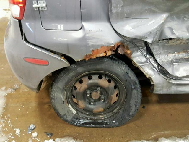 KL1TD66678B115833 - 2008 CHEVROLET AVEO BASE ვერცხლისფერი ფოტო 10