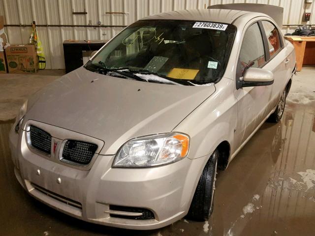 3G2TV55E69L117781 - 2009 PONTIAC G3 WAVE GOLD photo 2