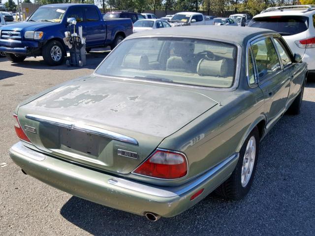 SAJHX6045XC858935 - 1999 JAGUAR XJ8 L GREEN photo 4