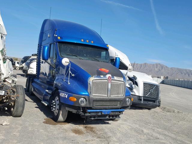 1XKTD49X66J150050 - 2006 KENWORTH CONSTRUCTI BLUE photo 1