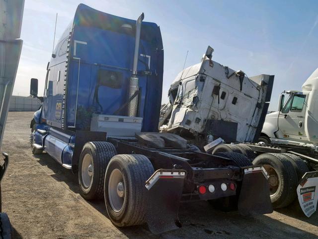 1XKTD49X66J150050 - 2006 KENWORTH CONSTRUCTI BLUE photo 3