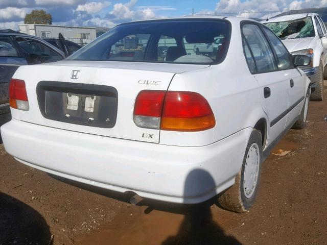 JHMEJ6521VS019134 - 1997 HONDA CIVIC DX WHITE photo 4