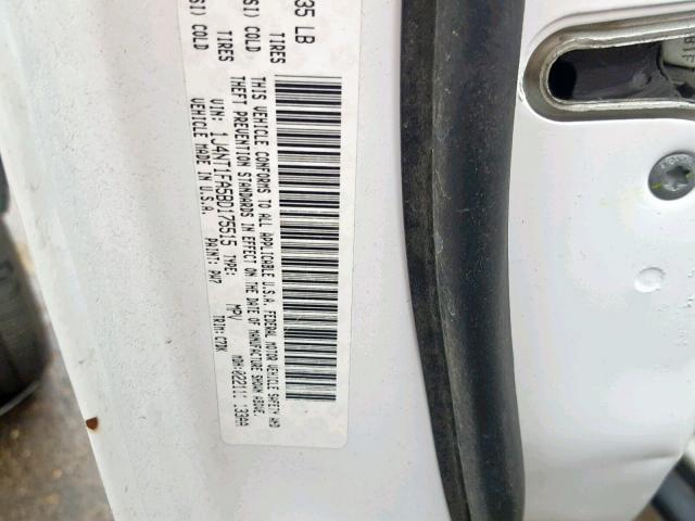 1J4NT1FA5BD175515 - 2011 JEEP COMPASS SP 白色 照片 10