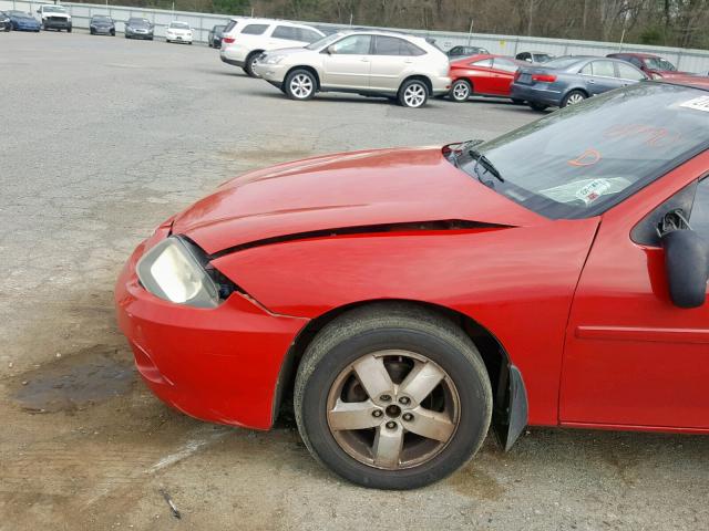 1G1JF12F537187590 - 2003 CHEVROLET CAVALIER L RED photo 9