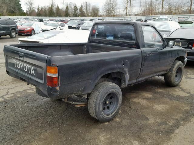 4TARN81A0PZ084238 - 1993 TOYOTA PICKUP 1/2 BLACK photo 4