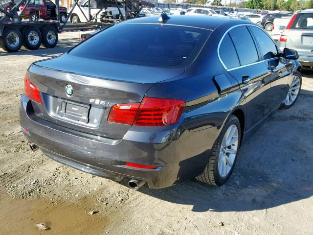 WBA5B1C51ED480222 - 2014 BMW 535 I CHARCOAL photo 4